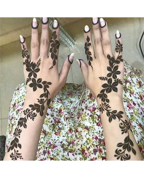 Droplet And Sunflower Lovely Simple Full Hand Mehndi Design Motif Droplet And Sunflower Lovely Simple Full Hand Mehndi Design Motif
